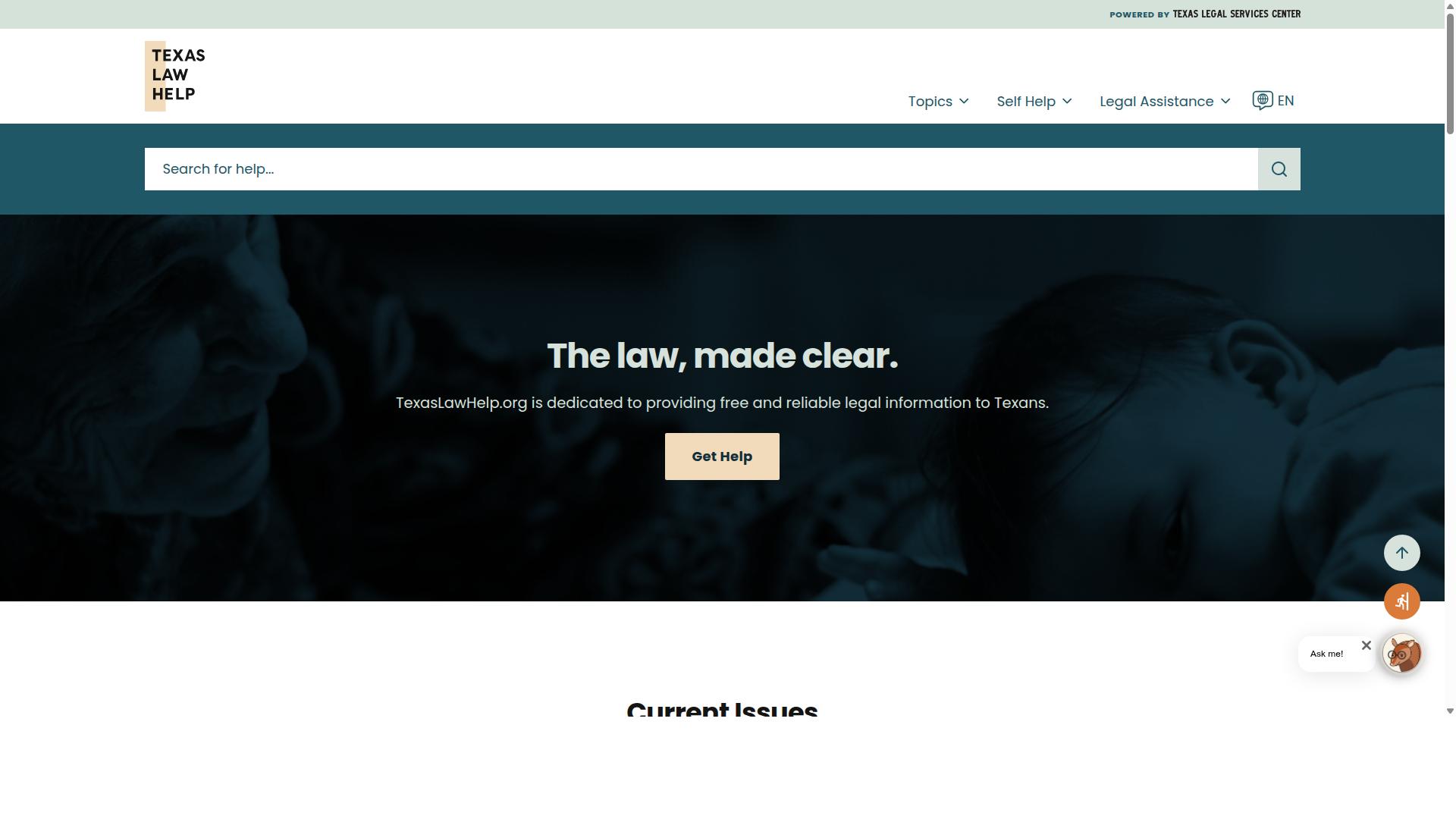 Texas for Expungements and Record Sealing website
