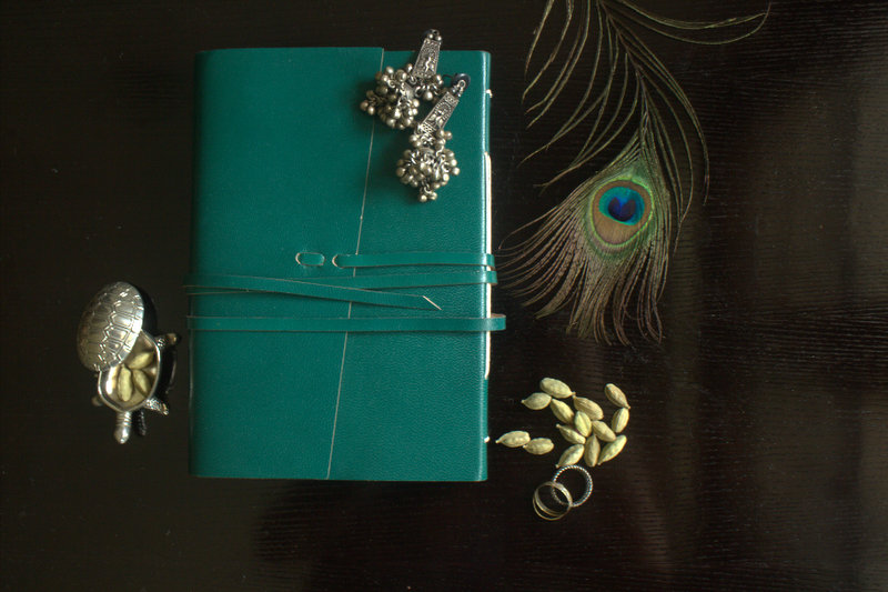 Chambers’ Handpicked Leather Traveler’s Dark Cyan Journal